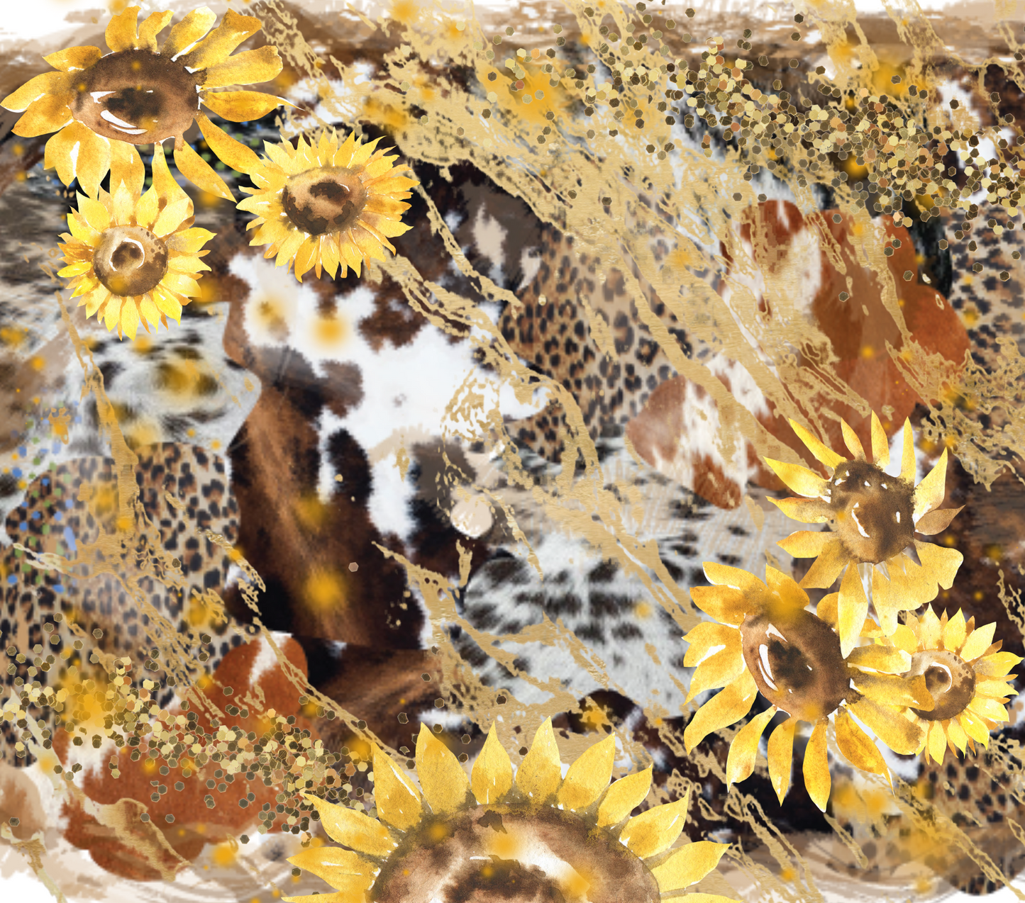Sunflower animal print