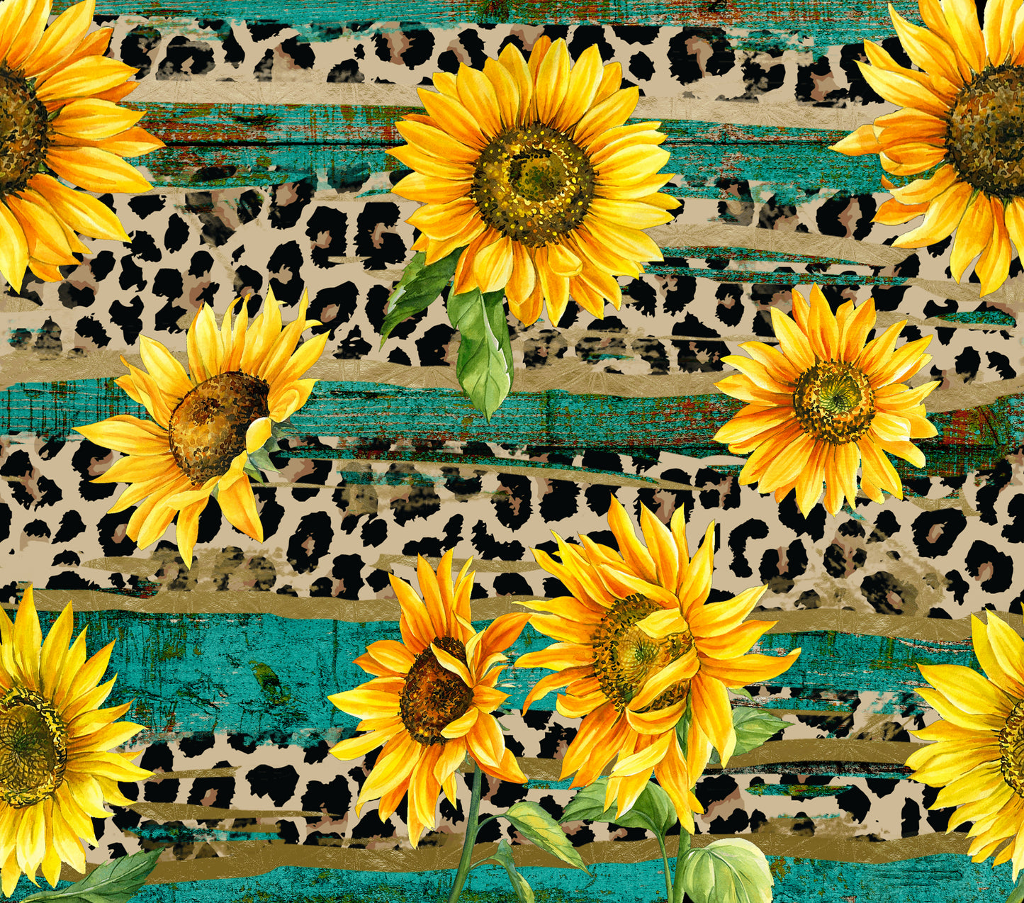 Leopard sunflowers